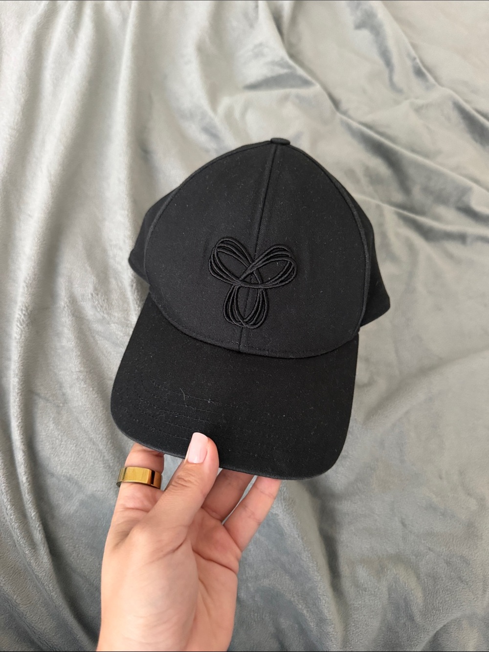 Aritzia TNA Black Logo Baseball Cap